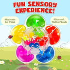 Color Sorting Sensory Toys for Autism, Roadtrip Travel Essenstial for Toddler, Color Matching Fidget Toy Preschool Learning Activities Educational Calm Down Montessori Toy for Kids Ages 1 2 3