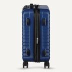 Amazon Basics 3-Piece Hardside Expandable Luggage Set (21" Carry-On, 26", 30"), Spinner Suitcases with Multi-directional Wheels, Scratch-Resistant Surface, Navy Blue