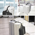Vigorport Luggage Straps, Luggage Connector Straps for Suitcases Add A Bag and Connect Your 2 Suitcases Together Adjustable Attachment Accessories Belts (1'' Width S Size)