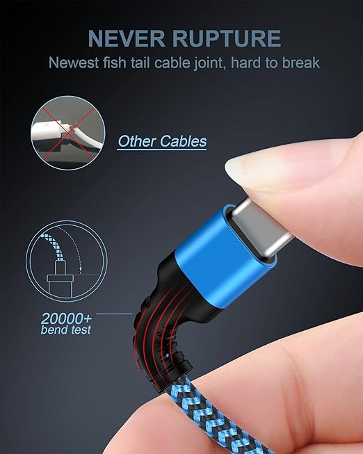 iPhone 17e Carplay Charger Cable, USB C to USB C Cord 3Ft for iPhone 17 Pro Max, 17Pro 17e Air, 16 Pro Max 16Pro, 15 Plus, Apple Fast Charging Cable Android Charger Power Cord for Car Play 3 Feet