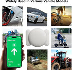 Tracker Device for Vehicles,No Monthly Fee Real Time GPS Car Tracker Works with Apple Find My (iOS Only),Mini Hidden Car Tracker with Magnetic Case (Black,2PCS) (White,2PCS)