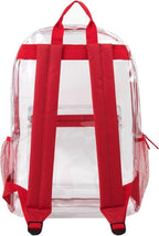 Trail maker Clear Backpack Heavy Duty with Padded Straps, Side Pockets for Kids, Boys, Girls, School, Stadium Approved Events