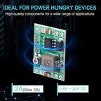 EBOOT 24 Pack MP1584EN DC-DC Buck Converter Adjustable Power Module 24V to 12V 9V 5V 3V