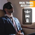 Tarpop 100 Pcs Eye Mask Sleeping Blindfold Eye Cover with Adjustable Strap for Games Party Team Building Travel Individually Wrapped Sleep Mask for Women Men (Black)