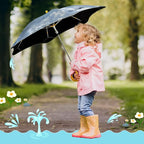 ALAZA Kids Umbrella for Girls Boys UPF 50+ Anti-UV Umbrella for Rain and Sun Age 3-8