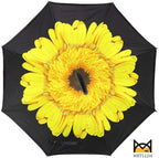 MRTLLOA 40/49/56 Inch Oversize Windproof Inverted Reverse Upside Down Umbrella, Golf Size Rain Umbrella, Double Layer, C-Shaped Handle for Men, Women and Kids