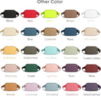 ODODOS Unisex Mini Belt Bag with Adjustable Strap Small Fanny Pack for Workout Running Traveling Hiking, Pale Coral