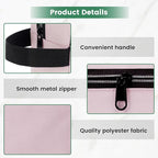 Carbrea Toiletry Bag for Women - Makeup bag Small Pouch for Toiletries, Cosmetics, Accessories, Gifts, Travel Organizer - Pink