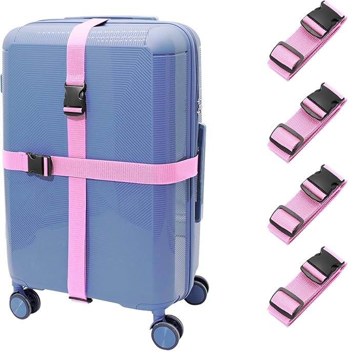 Luggage Straps 2-80Pink