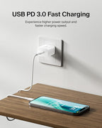 Belkin USB C Charger Block 20W (2-Pack) - Fast Charging - Apple iPhone 17, Air, Pro, Pro Max, iPad, AirPods, Apple Watch, Samsung Galaxy S25, Nintendo Switch 2 & More - White