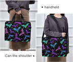 MNSRUU Laptop Bag for 15.6 inch Black Gothic Bats