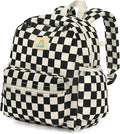 STEAMEDBUN Corduroy Toddler Backpack for Boys 2-4: Kids backpack for Boys Girls - 12 inch Preschool Kindergarten Backpacks - Checkered