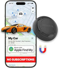 GPS Tracker for Vehicles - Magnetic Mini Car GPS Tracker, No Subscription, Works with Apple Find My, Anti-Theft Real-Time Vehicle Tracker, IP67, 365 Day Battery (iOS Only)