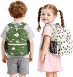 STEAMEDBUN Corduroy Toddler Backpack for Girls Boys 2-4, Kids Preschool Backpack for Kindergarten - Flower