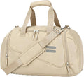 Gym Bag for Men & Women - 30L Duffel Bag with Shoe Compartment, Weekender Water Resistant Duffle Bag for Travel, Sports, Fitness & Workouts, Khaki