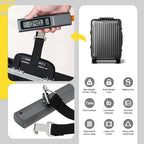 ECSiNG Portable Luggage Scale Battery Free - Digital & Backlit LCD Display, Luggage Weight Scale, 110 lbs/50 kg, For Travel, Airplane, Shipping, Shopping, Outdoor