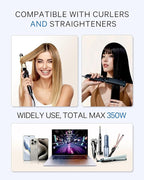 DOACE 350W Voltage Converter US to Europe - 220V to 110V Converter for European Travel, Power Adapter Combo with PD Chargers for Hair Straightener Shaver Toothbrush CPAP Laptop Camera Phone