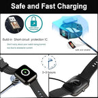 Compatible with Spade & CO Health Smartwatch 4 Smart Watch Charger, 2Pack Magnetic Charger Replacement Charging Cable for Spade & CO Health Smartwatch 4&3
