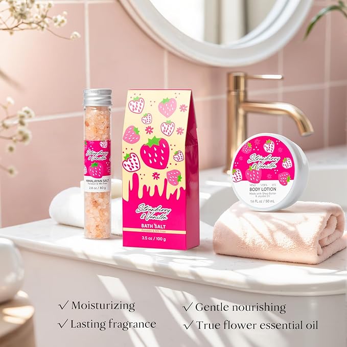 Mothers Day Gifts for Women, Spa kit Unique Birthday Gifts Christmas Gift for Women Teen Girls Tote Bag, 13pc spa gift baskets for girls beauty Bag bath products Home Spa for Daughter, Girlfriend