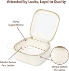 PACKISM Clear Makeup Bag - TSA Approved Toiletry Bag for Carry-on & Checked Luggage, Water Resistant Car Storage Organizer with Reinforced Seams