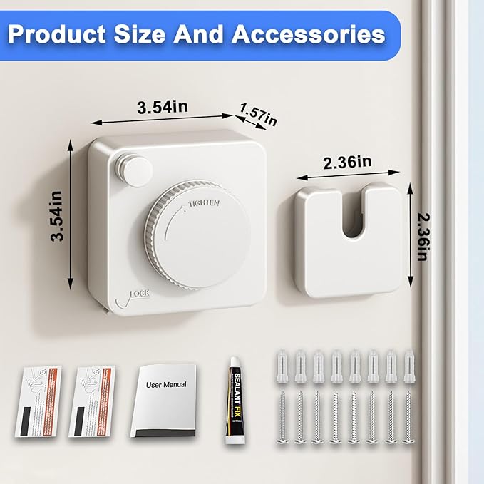 Retractable Clothesline Indoor & Outdoor, 16.2 Ft Non-Sagging Stainless Steel Laundry Washing Line with Wall Mounted Heavy Duty Design, Space-Saving Clothing Drying Rack (1, White)