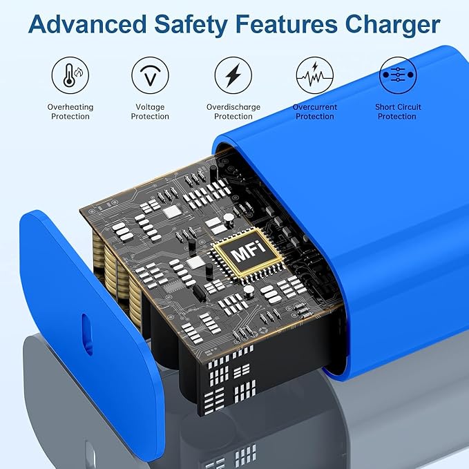 USB C Apple Watch Charger,[MFi Certified] iPhone Fast Magnetic iWatch Charger 6ft USB C Charging Cable Cord Long and Type C Wall Charger Block for Apple Watch Series 11/10/9/Ultra/8/7/SE/SE2/6/5/4/3/2