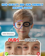 Swim Goggles 2 Pack, Wide View Anti Fog&UV Swimming Goggles for Audlt, No Leak Pool Beach Essentials for Men Women