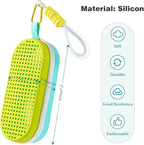 Swim Goggle Case For Swimming Goggles, Swimmer Gifts for Kids Teens Adults, Silicone Cases with Drain Hole