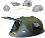 Night Cat Pop-up Camping Tent: 2 Person Tent Waterproof Instant Easy Setup Family Tent