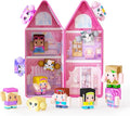 GobiDex Magnetic Figures Set- Portable Tin with Spinning Animals & Characters, STEM Travel Toys for Girls Ages 3+, Princess Pretend Play Gift