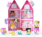 GobiDex Magnetic Figures Set- Portable Tin with Spinning Animals & Characters, STEM Travel Toys for Girls Ages 3+, Princess Pretend Play Gift