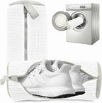 2PCS Shoes Washing Machine Bags, Laundry Shoe Bag for Washer and Dryer, Reusable and Durable Zipper Sneaker Shoe Washing Bag, Tennis Shoes Cleaning Bag for All Shoe Types (Pure white)