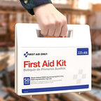 First Aid Only 225-AN 50-Person OSHA-Compliant First Aid Kit, Emergency First Aid Kit for Office, Home, Car, and Worksites, 195 Pieces