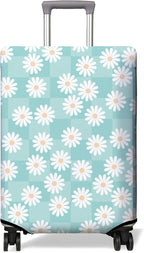 Travel Luggage Cover Suitcase Protector Fits 18-32 Inch Wheel Covers PatternedTravel Related Items Flower Luggage Protector Elastic L