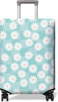 Travel Luggage Cover Suitcase Protector Fits 18-32 Inch Wheel Covers PatternedTravel Related Items Flower Luggage Protector Elastic M