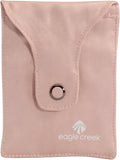 eagle creek Silk Undercover Bra Stash Travel Wallet to Keep Money and Credit Cards Secure - Breathable Silk with Moisture Resistant Lining, Rose