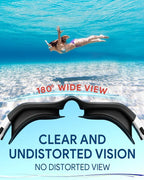 Swim Goggles, Polarized Adult Swimming Goggles Bungee Strap No Hair Pulling Anti-fog Pool Goggles for Men Women