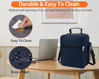 ZM-YOUTOO Lunch Box for Men - Reusable Lunch Bag Men Adult Women- Insulated Small LunchBox