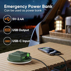 Eventek Camping Lantern 12000mAh, Ultra Bright LED Camping Lights with 4 Modes & Magnetic, IPX5 Waterproof Rechargeable Lantern for Power Outages, Tent, Hiking, Emergency