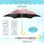 ALAZA Kids Umbrella for Girls Boys UPF 50+ Anti-UV Umbrella for Rain and Sun Age 3-8