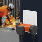 PLUGTUL 3 Way Plug Adapter, 3 Plug Wall Adapter, 3 Prong, Grounded, 15A, 1875W, Multiple Plug Expander for Home, Outdoor, ETL Listed, Orange, 3PACK