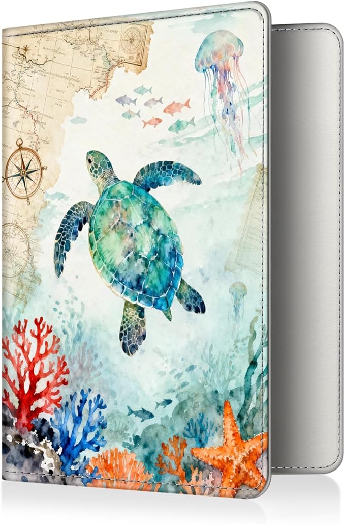 FINTIE Passport Holder, Slim Travel Wallet RFID Blocking Card Case Cover Passport Cover Protector Essentials with Credit Card Slots for Women/Men | Slim, RFID Blocking, Card Case Cover, Essentials, Credit Card Slots