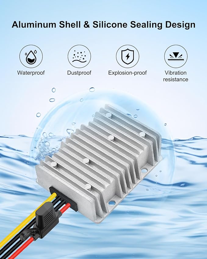 DC 12V to 48V 6A 288W Step Up Boost Converter Voltage Regulator with Low Voltage Protector