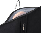 Syeeiex 72'' Long Dress Bags for Gowns, Garment Bags for Hanging Clothes, Dress Garment Bag, Garment Covers with Clear Window for Prom Dresses,Formal Gowns,Long Winter Coats,Evening Dress(3 Pack)
