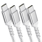 3ft USB-C to USB-C Cable for iPhone 16/15 Pro/Max, Braided USB Type C to Type C Fast Charging Cable Compatible with Samsung Galaxy Google Pixel, USBC to USBC Cable 1m