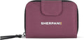 Sherpani Barcelona AT, Small Nylon Bifold Zipper Pocket Wallet, Travel Bag for Men Women, RFID Protection, Unisex Travel Gift (Smoky Orchid)