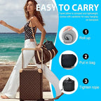 Travel Neck Pillow for Airplanes – 100% Memory Foam, 360° Head Support, Breathable & Washable Cover, Compact for Travel, Car & Flights