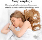 Earplugs for Sleeping Noise Cancelling, Reusable Ear Plugs– Super Soft, Silicone Ear Plug, for Sleeping 8 Pairs, Swimming, Snoring, Concerts, Work, Noisy Places (8 Colors)