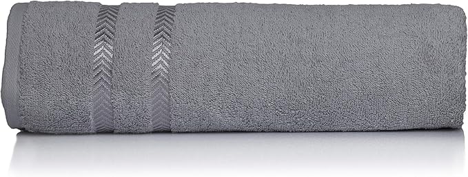 CASA COPENHAGEN Ember 12Pcs 100% Egyptian Cotton Designer Hand Towels Gift Set- Dark Grey,Light Grey,White,Black 600 GSM, 28"x16", 4Hand Towels for Bathroom Set for Women & Men