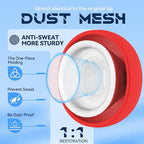 4 Pairs Replacement Ear Tips for AirPods Pro 2nd/1st Generation with Portable Storage Box & Cleaner Pen,Noise Reduction Holewith & Built-in dust Guard Screen,Silicone EarTips(Red)